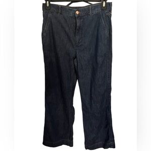 *J. Crew Wide Leg Dark Wash Jeans Size 28